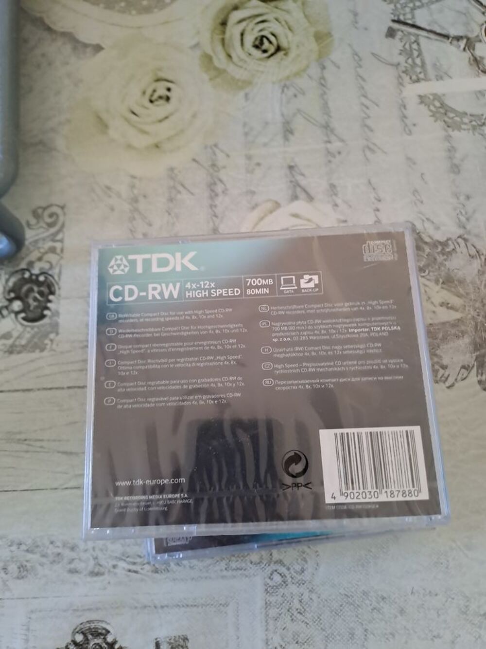 Lot de cd-rw TDK. CD et vinyles