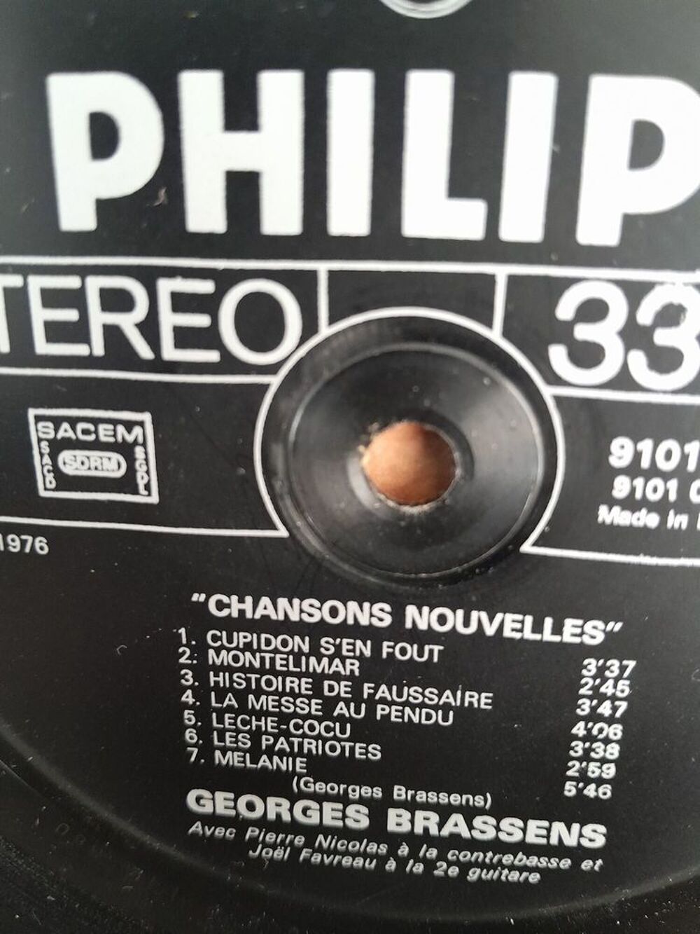 GORGES BRASSENS TEL / 0627473514 CD et vinyles