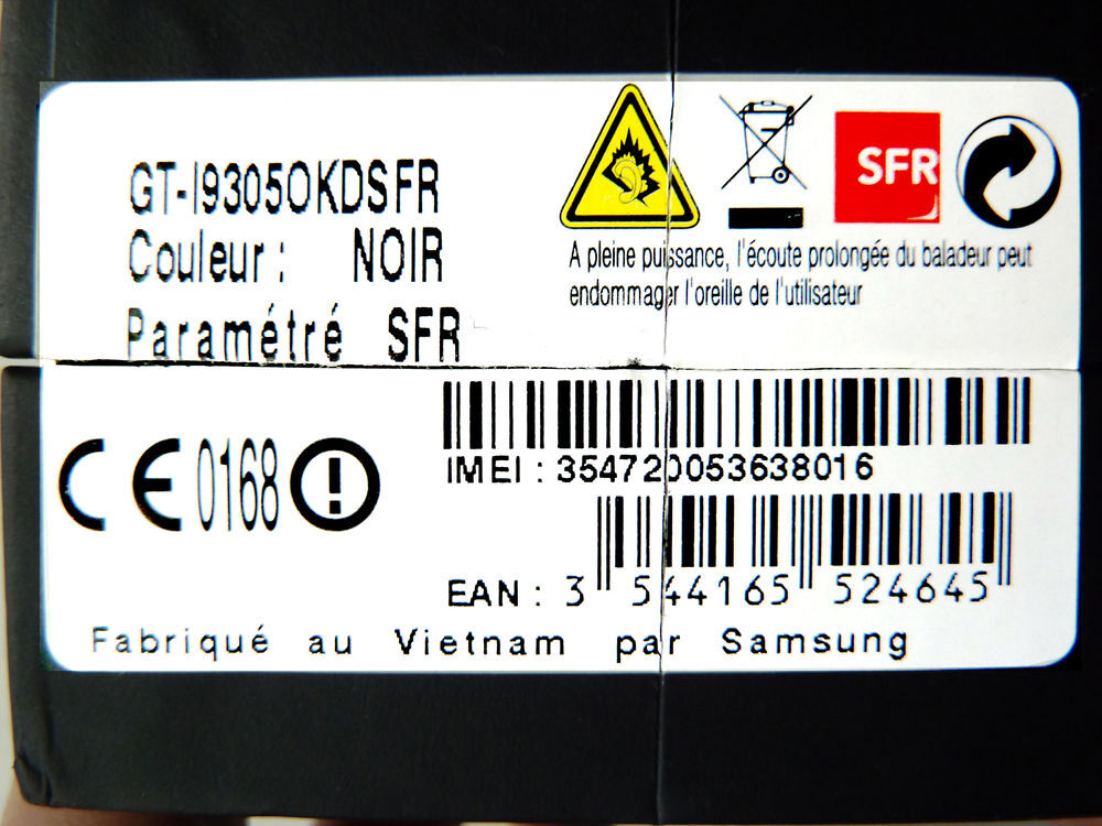 (126) Tel Portable Samsung Galaxy S 3 4G. complet. Tlphones et tablettes
