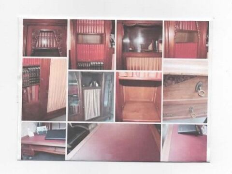 Trs ensemble bureau et bibliothque 600 Plomodiern (29)