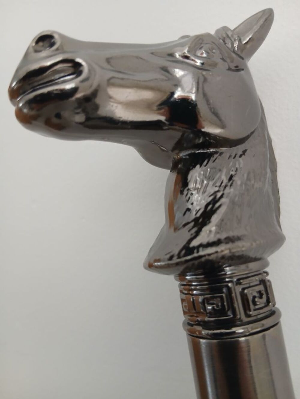 Canne de luxe "t&ecirc;te de cheval " Décoration