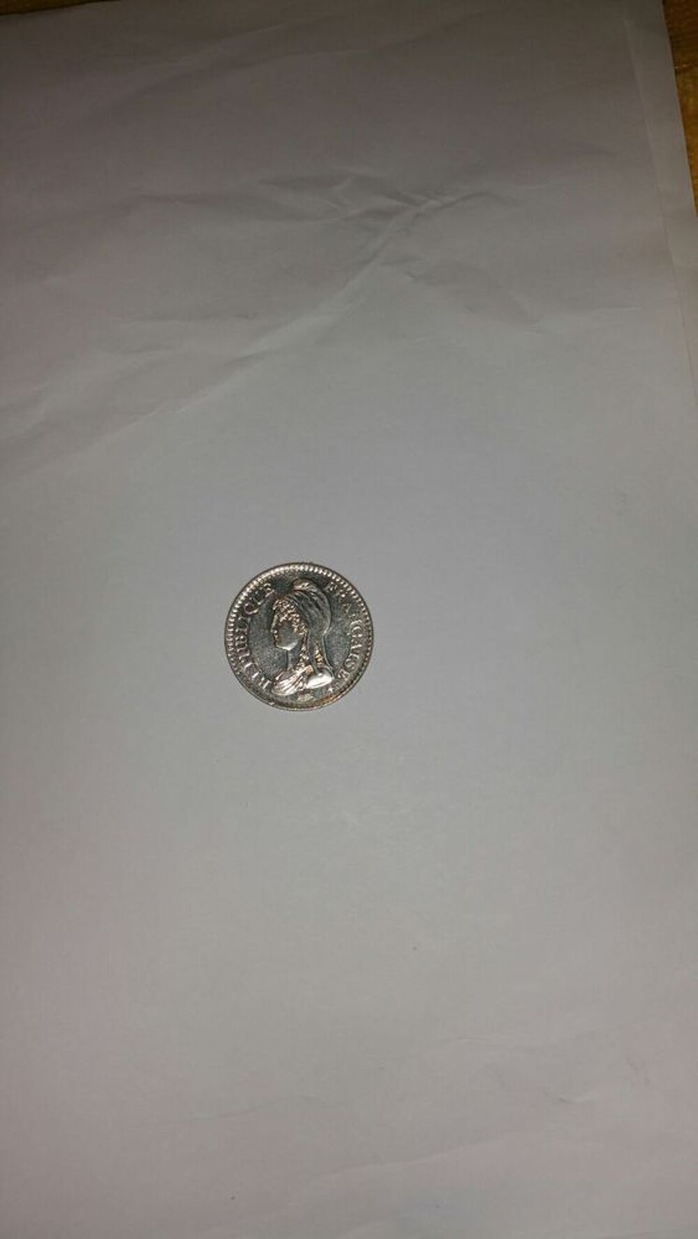 monnaie 1 franc r&eacute;publique 