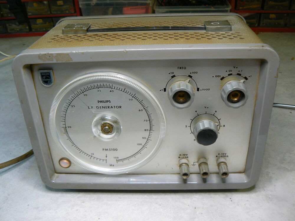 Philips GM6020 volt m&egrave;tre, GM2308 et GM2308 oscillateur BF Audio et hifi