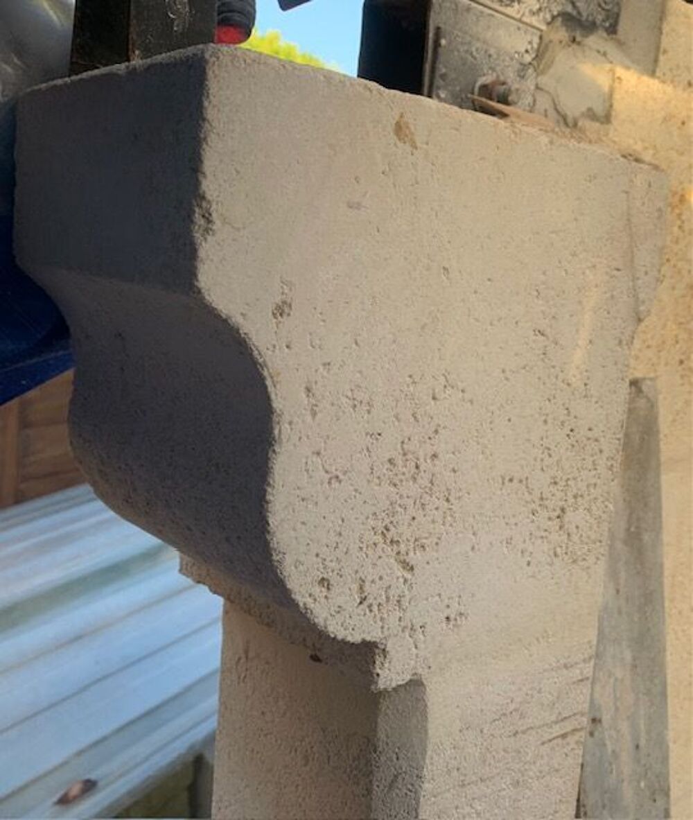 Colonne pierre personnaliser Bricolage