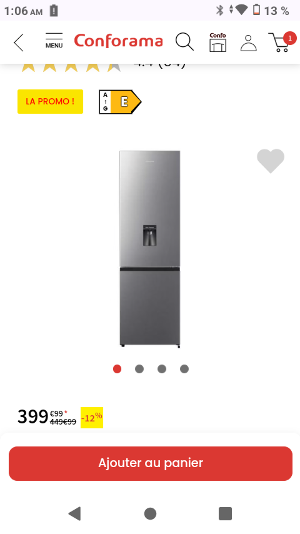 Frigo Hisense, tr&egrave;s bon &eacute;tat Electroménager