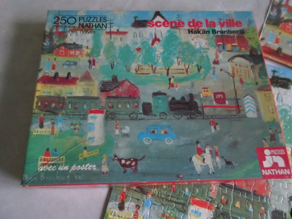 Puzzle 250 pi&egrave;ces Sc&egrave;ne de la ville Jeux / jouets