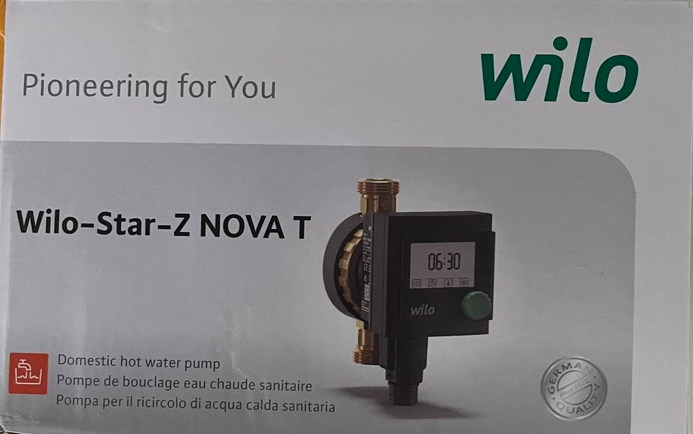 Circulateur eau chaude sanitaire Wilo-Star-Z NOVA T neuf Bricolage