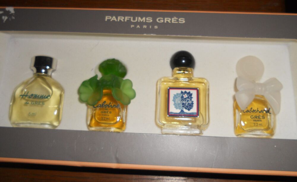 coffret de miniatures &quot;PARFUMS GRES&quot; 