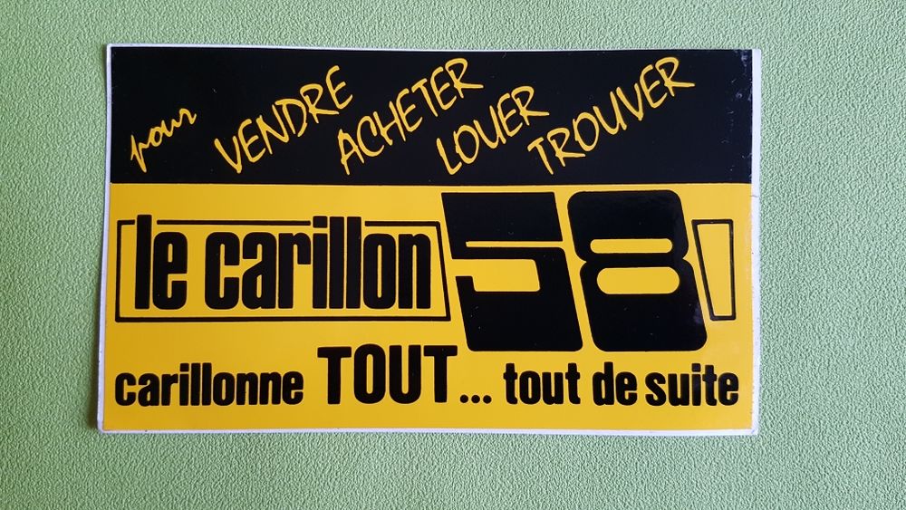 AUTOCOLLANT LE CARILLON 58 