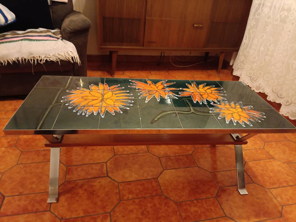 Table basse Tournesols vintage Meubles