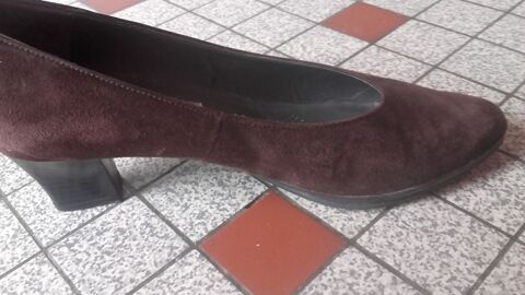 escarpins en cuir nubuck 4 Romill� (35)