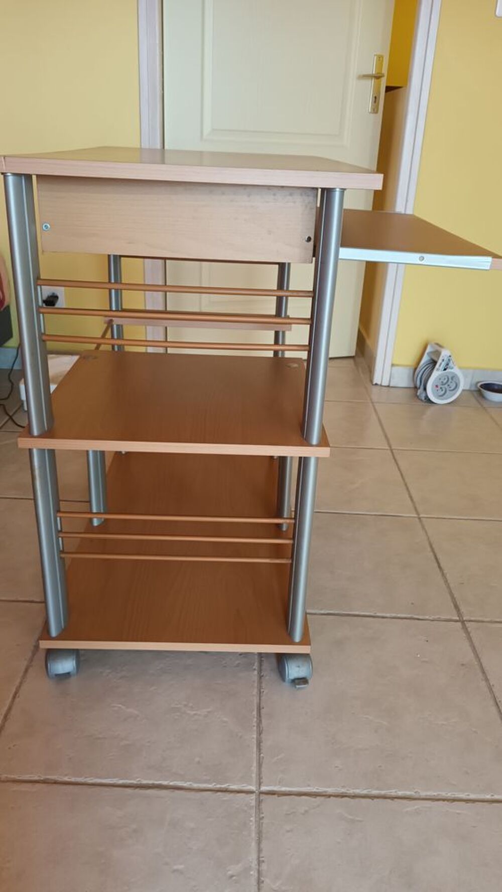 Bureau avec tablette coulissante clavier Meubles