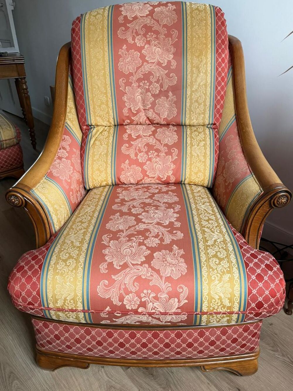 Ensemble canap&eacute; 2 places, fauteuil et pouf Meubles