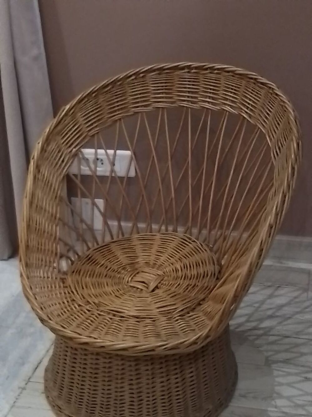 Fauteuil en osier Meubles