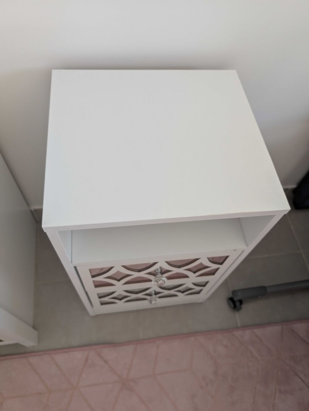 Table de chevet miroir Galano €" tr&egrave;s bon &eacute;tat Meubles