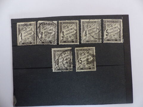 TIMBRES  TAXE  10 / 16  OBLITERES  COTE  155 
16 Le Havre (76)