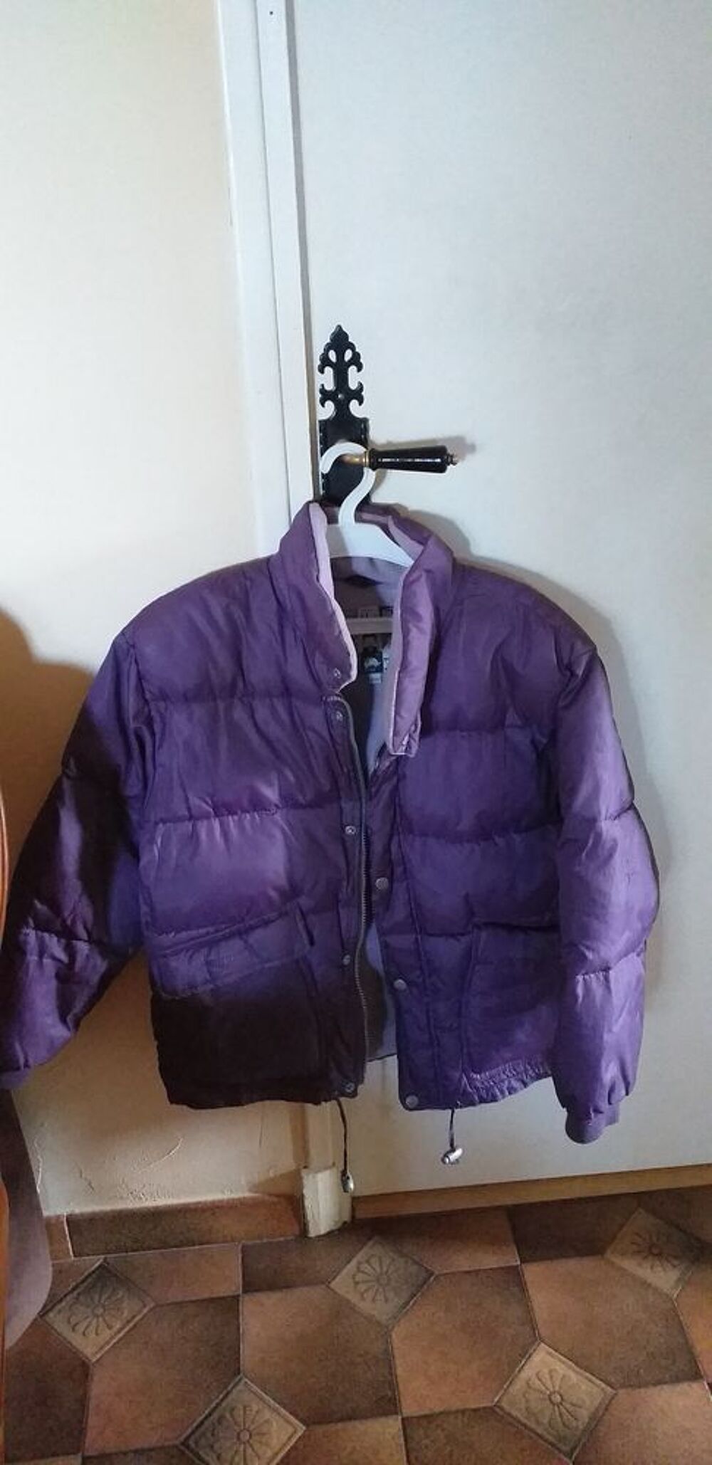 Doudoune violette fille Vêtements