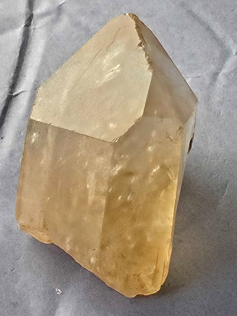 V&eacute;ritable Citrine Naturelle de Kolwezi RDC-37g 