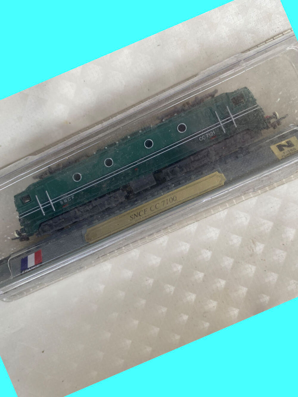 locomotrice sncf 1/64 eme serie CC 7100 loco n0 :7101 