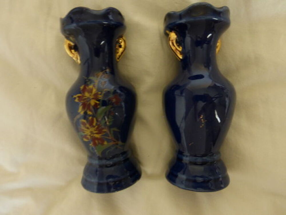 VASES mini ton bleu nuit - neufs Décoration