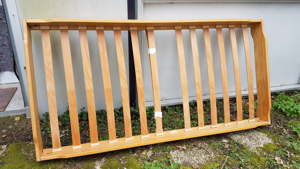 Lot de 2 lits en bois empilables de 0,90 Meubles