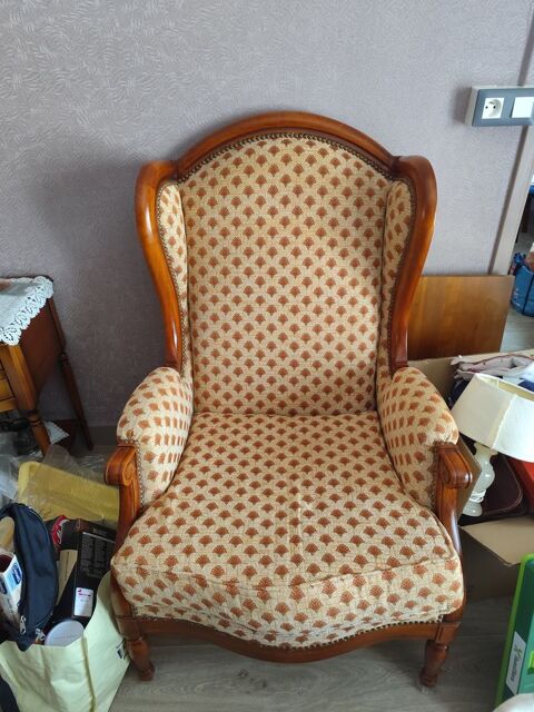 2 FAUTEUILS TAPISSIER EN MERISIER STYLE LOUIS PHILIPPE 750 Leers (59)