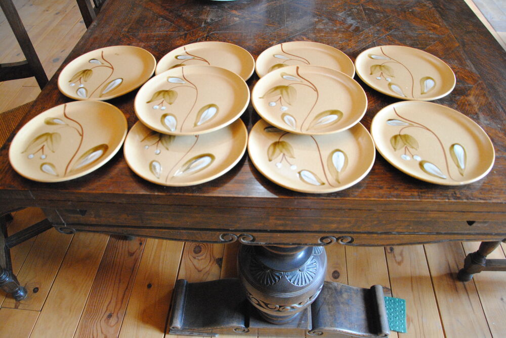 Assiettes &agrave; dessert Sarreguemines Décoration