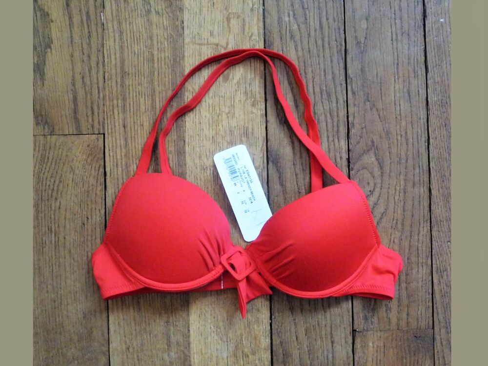 Haut Maillot Bain/ Soutien Gorge Rouge-Antigel Lise Charmel Vêtements