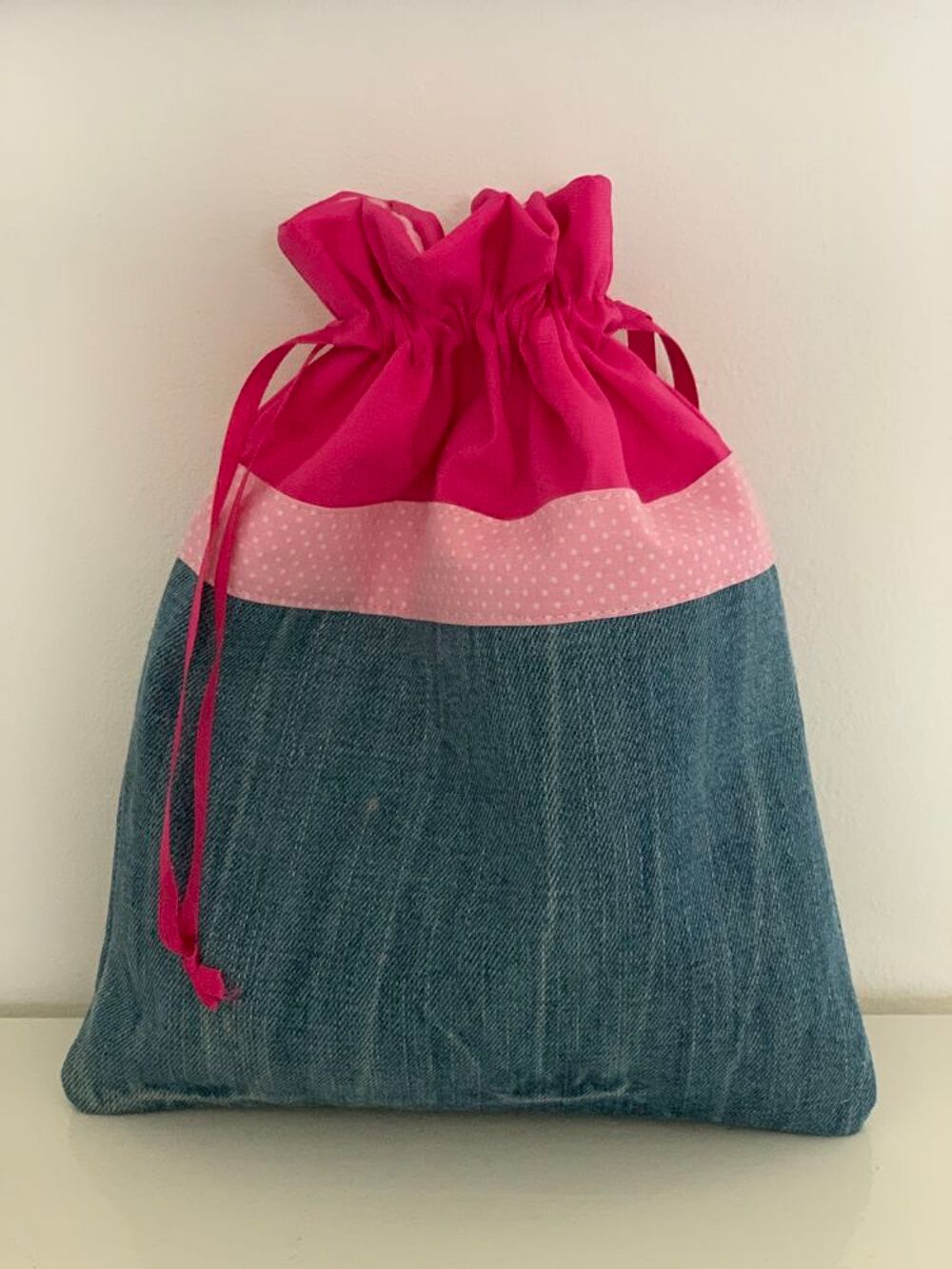 SAC POCHON A COULISSES * FAIT MAIN * IDEAL CADEAU Décoration