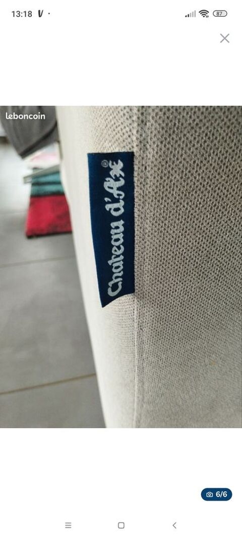 Canap� d'angle ch�teau d'Ax  600 Limoges (87)