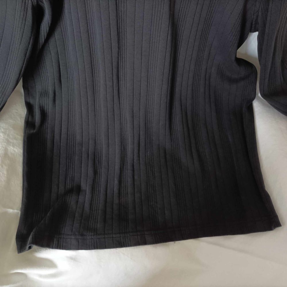 Polo Homme &agrave; manches longues en coton bleu marine Vtements