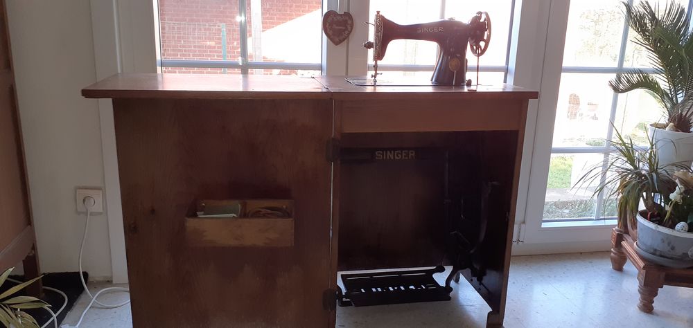 MACHINE A COUDRE SINGER 1938 N&deg; DU MODELE 15B88F80 