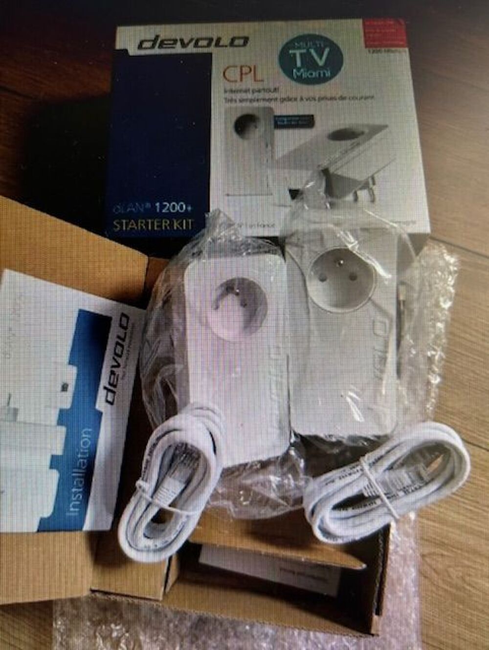 KIT CPL DEVOLO 1200 Mbits ( neufs / : double emploi ) Matériel informatique