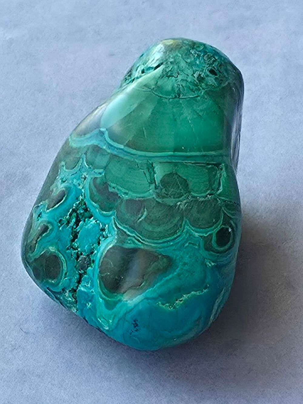 Chrysocolle du Katanga RDC-Pierre Polie 58g 