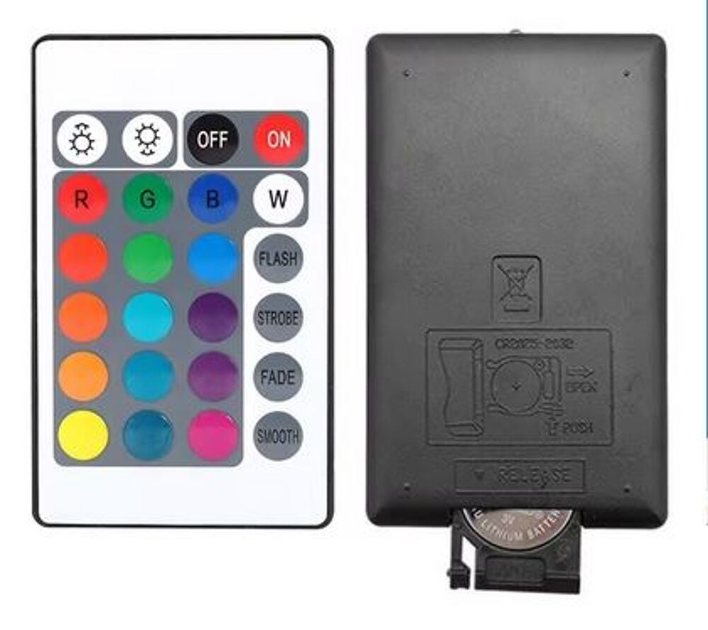 4 mod&egrave;les de t&eacute;l&eacute;commande universelle pour lampe &agrave; LED RVB Electroménager