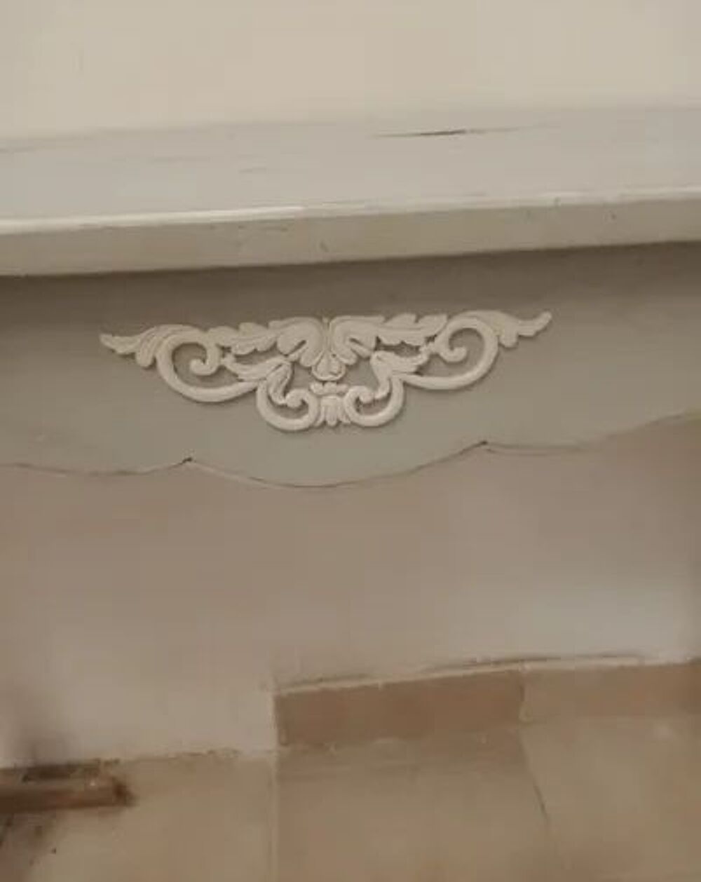 Console murale style louis xv patin&eacute; Décoration