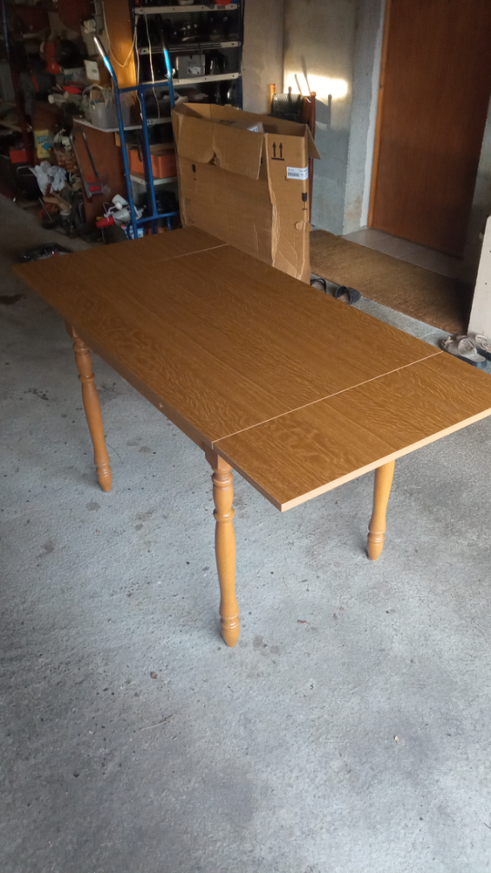 table avec rallonge en bois Meubles