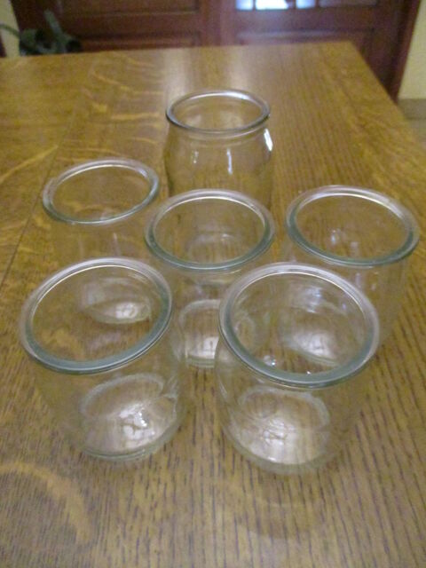 lot de 5 pots et 1 plus grand en verre 0 Mérignies (59)