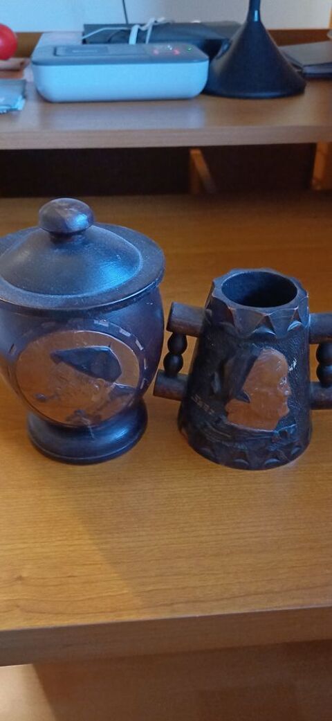 Ensemble d�coratif bois sculpt� Basque 0 Malo Les Bains (59)