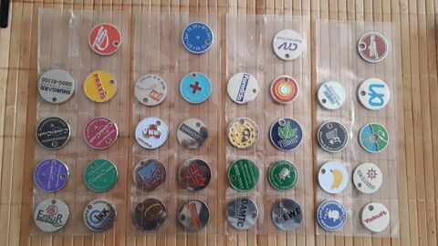 Lot tr�s rares jetons de caddie neufs - Lot ou d�tail 0 Villemomble (93)
