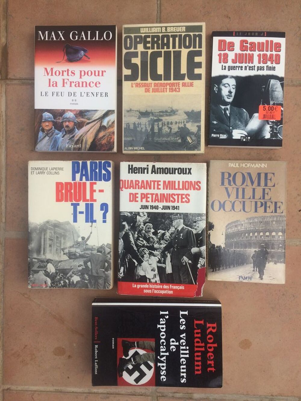 lot de 250 livres ,1940-1945 Livres et BD