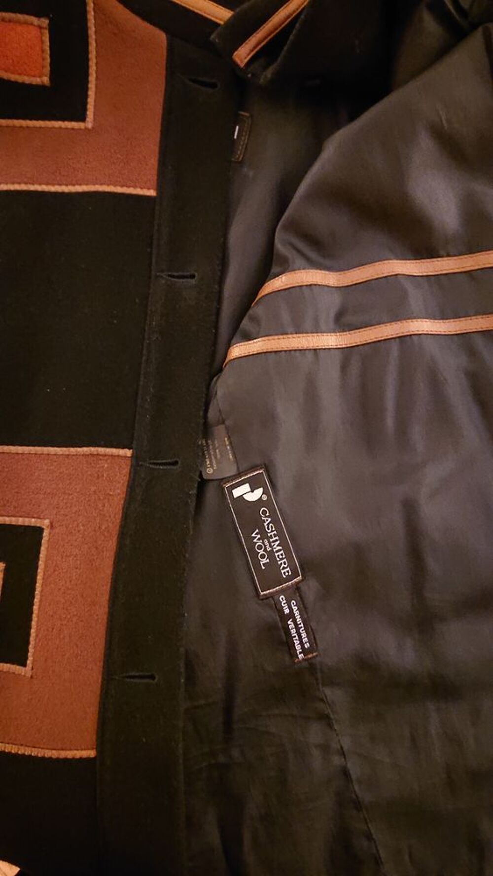 Manteau dame cachemire et laine Vêtements