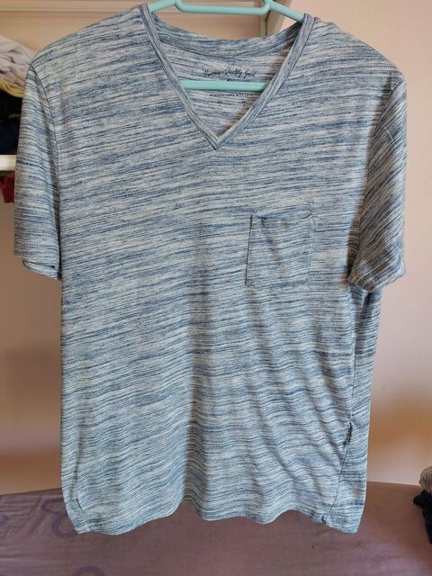 tee shirt bleu chiné 6 Beauquesne (80)