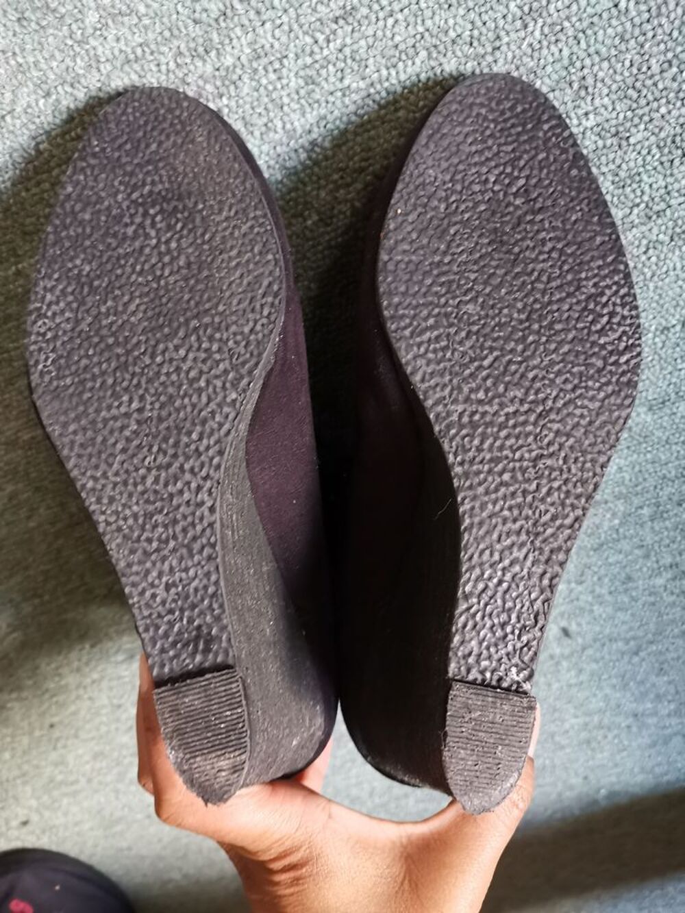 Bottine nubuck noir &Eacute;ram Chaussures
