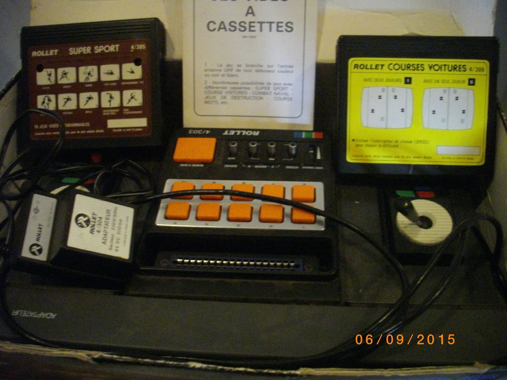 ancien jeu vid&eacute;o ROLLET Consoles et jeux vidos