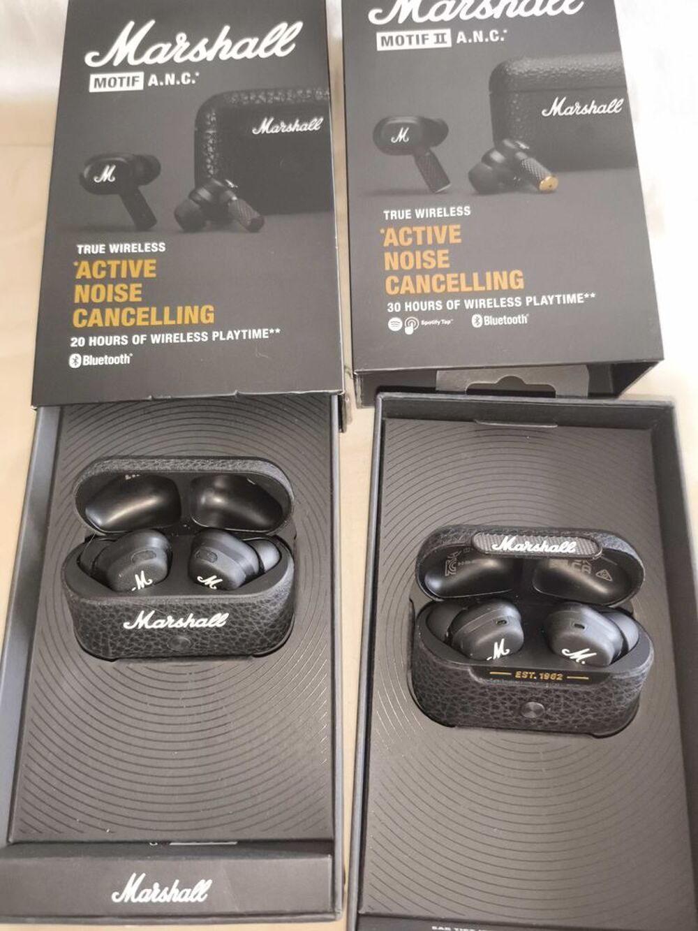 Marshall Motif A.N.C + MOTIF 2 A.N.C Audio et hifi