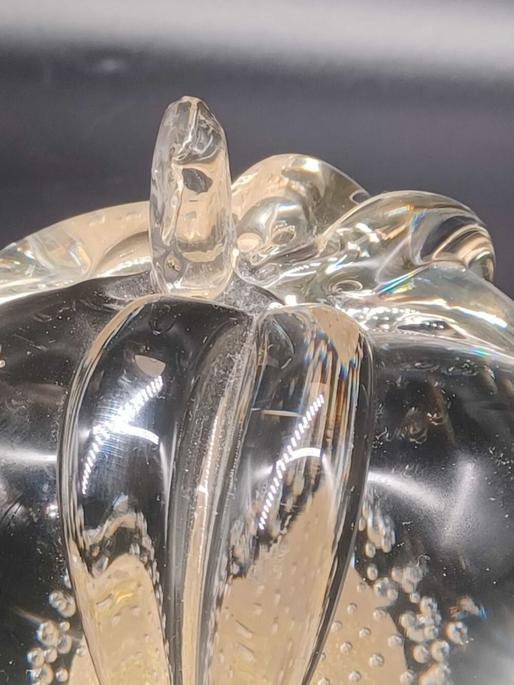 Barbini pour Vetrarti Pomme en verre de Murano Italie 1987 vdsa Décoration