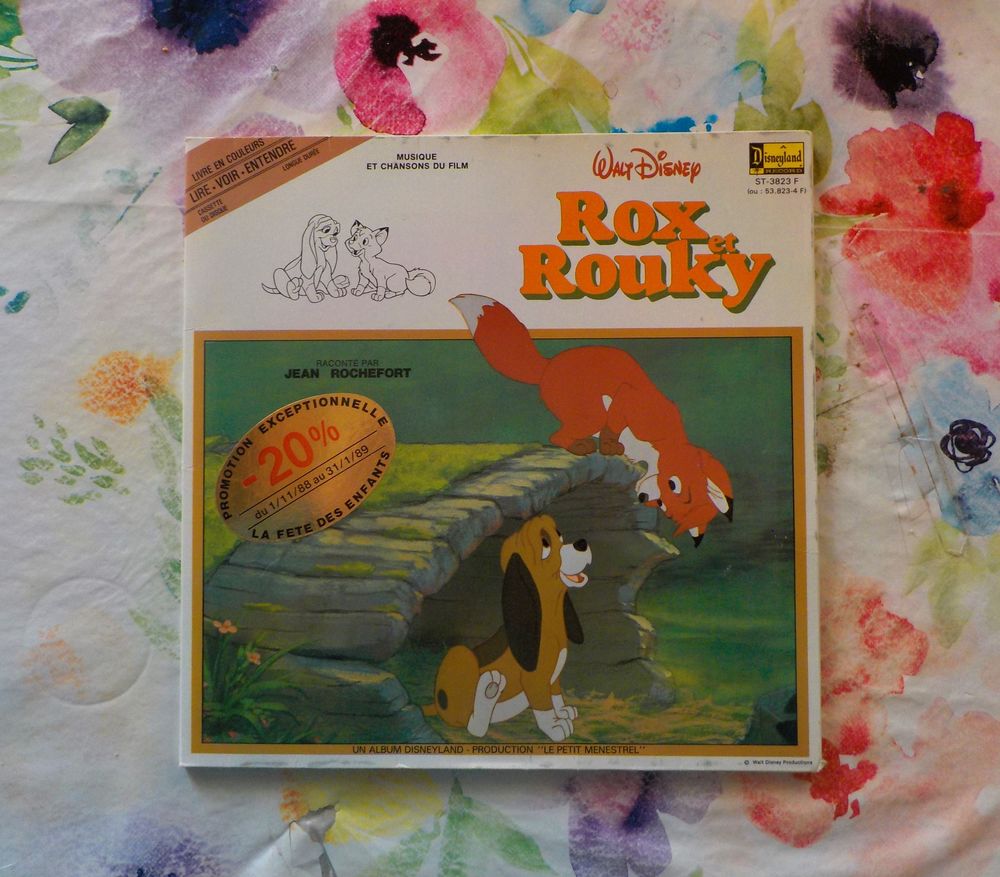 VYNIL 33T ROX ET ROUKY DISNEYLAND RECORDS CD et vinyles
