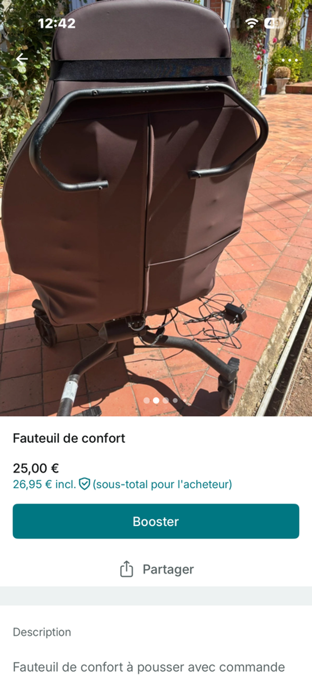 Fauteuil de repos m&eacute;dical Meubles