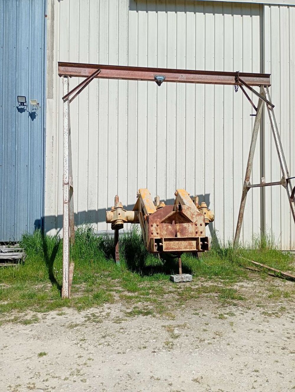 Portique avec palan Bricolage